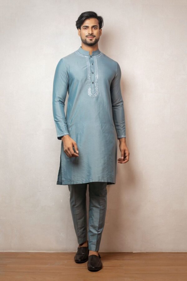 Elegant Silk Kurta Set